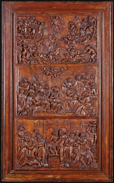 Le Credo, Panneau III : Le Jugement Dernier, Pentecôte et la Communion des Saints, 1587 - French School
