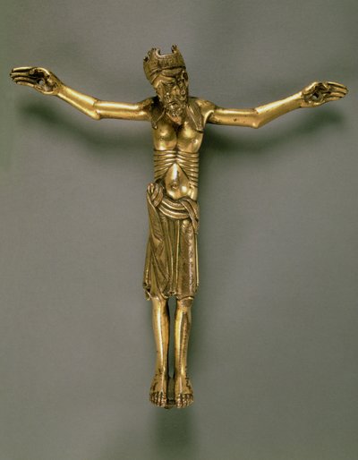 Le Christ crucifié, français, seconde moitié du 12ème siècle - French School