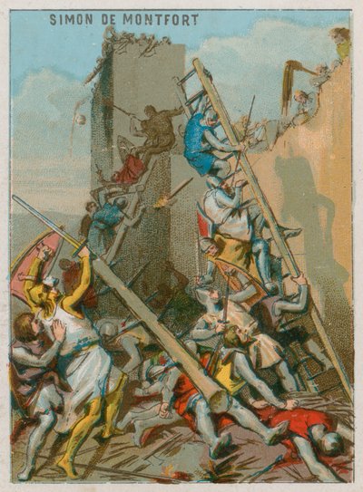 La mort de Simon de Montfort - French School