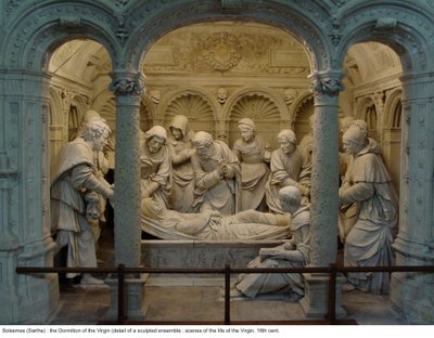 La Dormition de la Vierge dans le transept nord - French School