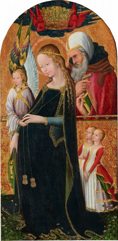 La Vierge Enceinte avec Saint Joseph - French School