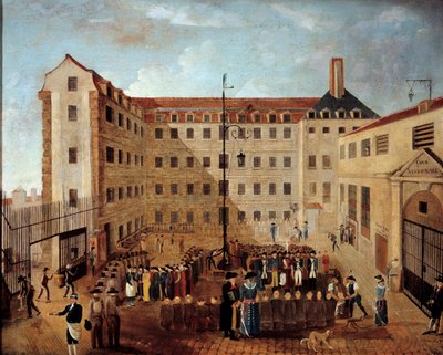 La ferration des forçats à Bicêtre Peinture de l