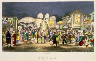 La Fête des Lanternes, pub. par Formentin, 1824-27 - French School