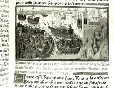 Le premier assaut sur Tyr, de l