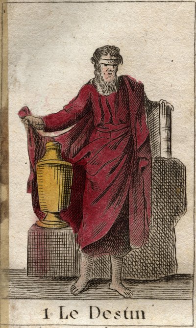 La Fortune ou le Destin, maître du destin humain. De « Mythologie de la jeunesse » par Pierre Blanchard 1803 - French School