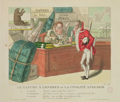 Le Gascon à Londres, ou la civilité anglaise, 1806 - French School