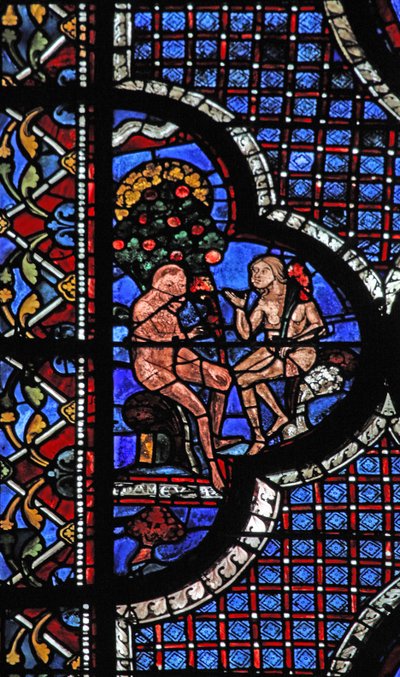 La fenêtre du Bon Samaritain : Adam et Ève sous l