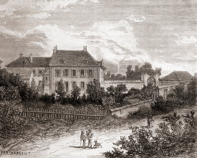 La maison à Gras, près de Chalon-sur-Saône, France où l