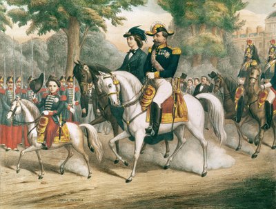 La Famille Impériale à Cheval - French School