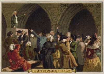Le Club des Jacobins, Révolution française, 14 mai 1790 - French School