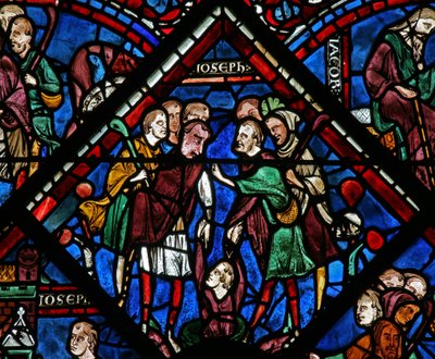 La fenêtre de Joseph : il est jeté dans une fosse par ses frères - French School