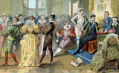 Le roi de France Henri III (1551-1589) entouré de ses mignons - French School