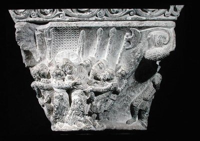 Le Baiser de Judas, relief d