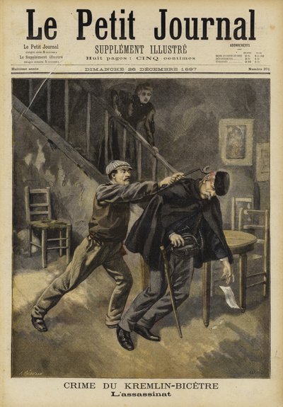Le meurtre de Kremlin-Bicêtre, Paris, 1897 - French School