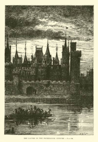 Le Louvre au XIVe siècle - French School