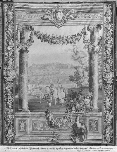 Les Mois ou Tapisserie des Résidences Royales, Château de Saint-Germain-en-Laye, vers 1676-80, Manufacture des Gobelins - French School