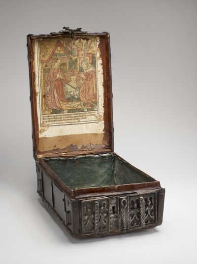 La Nativité, dans un coffre, c.1490 - French School