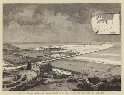 Le nouveau port en eau profonde à Boulogne-sur-Mer tel qu