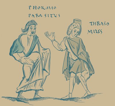 Le parasite et le soldat - French School