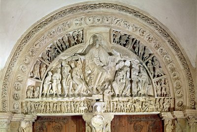 La Pentecôte, du tympan du portail central, c.1120 - French School