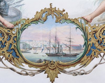 Le port de Sébastopol, 1854 - French School