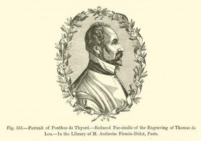 Le portrait de Ponthus de Thyard - French School