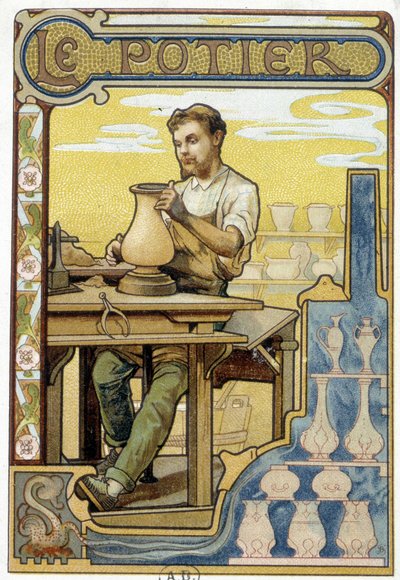 Le potier - French School