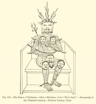 Le Prince des Ténèbres (gravure) - French School