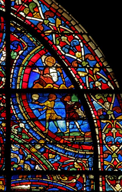 Le Fils Prodigue : les majordomes servent le repas ; un ange - French School