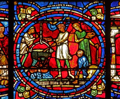 Fenêtre du Fils Prodigue : préparation du repas - French School