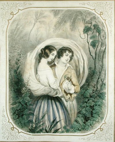 Le Retour de la promenade, de Paul et Virginie par Henri Bernardin de Saint-Pierre (1737-1814) - French School