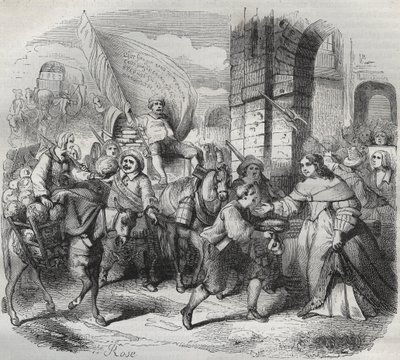 Le Retour de Gonesse, épisode de la Fronde: la « Dame de Paris » accueille la « Dame d
