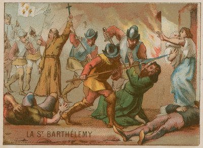 Le massacre de la Saint-Barthélemy - French School