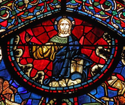 Saint Lubin : Christ - Bénédiction - French School