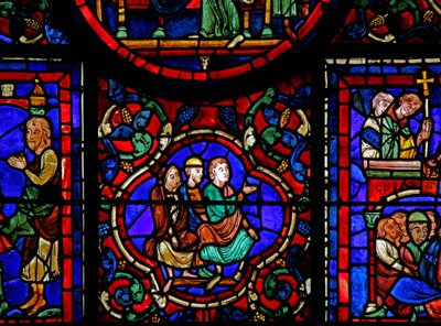 La fenêtre de Saint Martin : décorative - French School