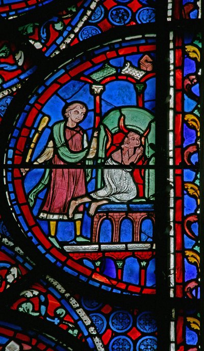 La fenêtre de Saint Thomas : poussé dans une fournaise - French School