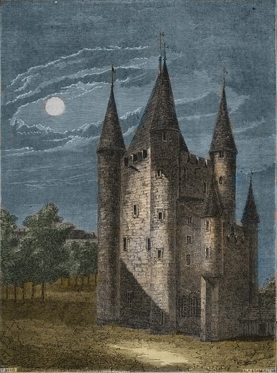Le Temple, une forteresse médiévale à Paris - La Tour du Temple, lieu de détention de la famille royale - French School