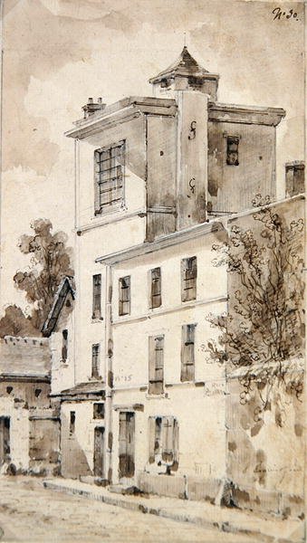 La tour où Louis-Jacques Daguerre a fait ses découvertes - French School
