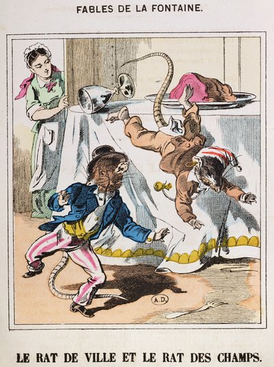Le Rat de ville et le Rat des champs, des 
