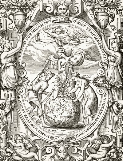 Le Royaume Végétal, de Science et Littérature au Moyen Âge par Paul Lacroix, publié à Londres en 1878 - French School