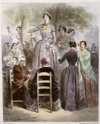 Le gouvernement des femmes pendant la Révolution de 1848 - French School