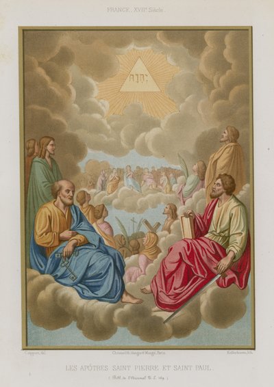 Les apôtres Saint Pierre et Saint Paul - French School