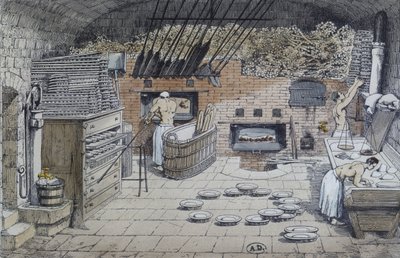 Le boulanger, illustration de la Revue de l