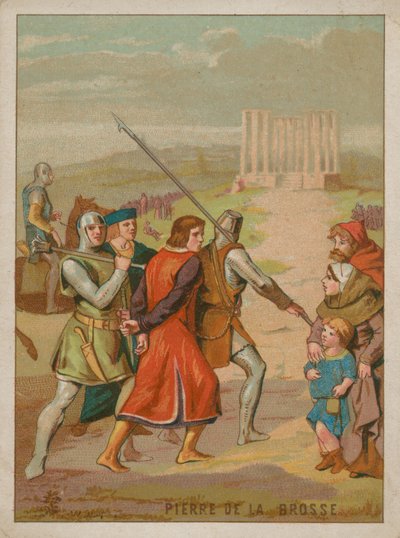 La capture de Pierre de la Brosse - French School
