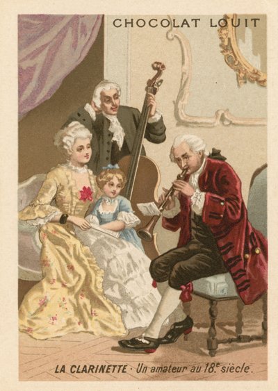 La clarinette : un amateur au 18ème siècle - French School