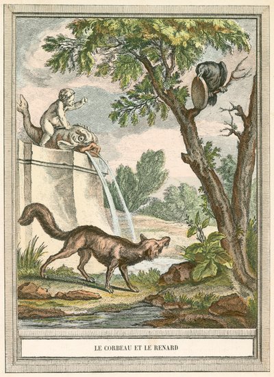 Le corbeau et le renard - French School