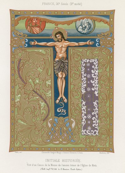 La crucifixion de Jésus-Christ - French School