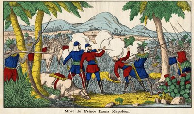 La mort du prince Eugène Louis Napoléon le 1er juin 1879, prince impérial (23 ans), fils unique de l