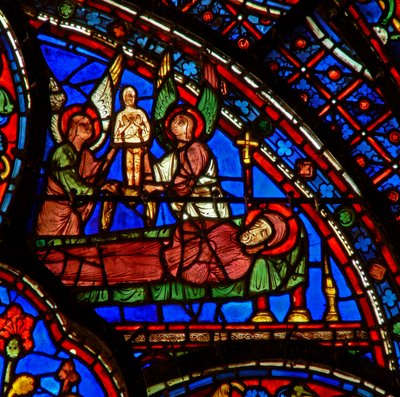La mort de Saint Antoine - French School