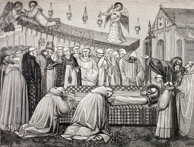 La mort de Saint Benoît de Nursie à l